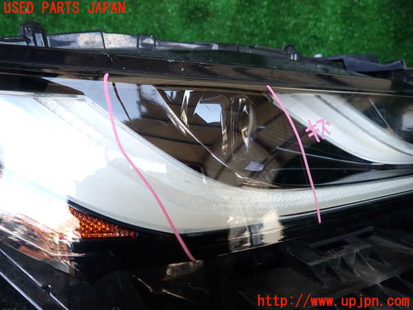 1UPJ-9242271130]ハリアー ハイブリッド(AXUH80)右ヘッドライト LED 中古_2