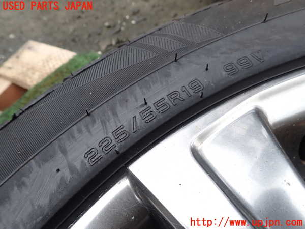 1UPJ-9242279046]ハリアー ハイブリッド(AXUH80)タイヤ　ホイール　1本① 225/55R19 中古_3