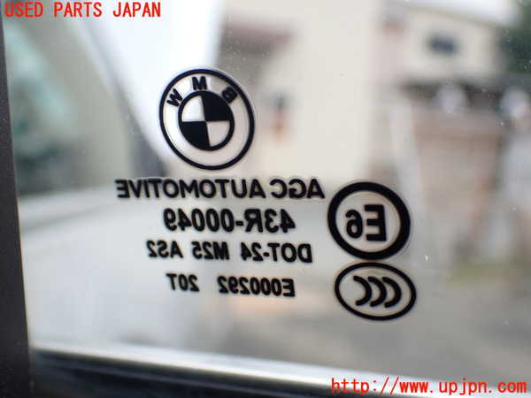 1UPJ-9242291290]BMW 523i(XG20 F10)右後ドア AGC M25 中古_5