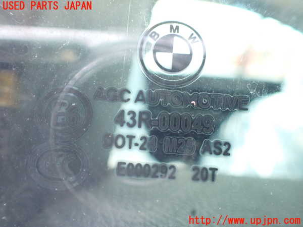 1UPJ-9242291320]BMW 523i(XG20 F10)左後ドア AGC M25 中古_5