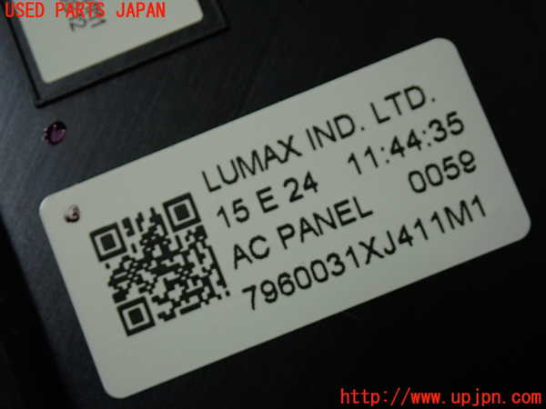 1UPJ-9242306066]WR-V(DG5)エアコンスイッチ1 中古_3