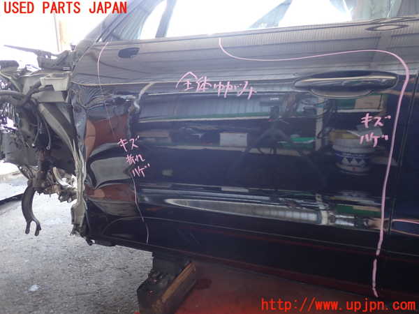 2UPJ-9242321260]ポルシェ・マカン ターボ(J1H3)左前ドア 中古  (AGC AUTOMOTIVE 43R-00050 M62)_2