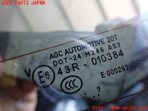 2UPJ-9242321566]ポルシェ・マカン ターボ(J1H3)バックドア リアゲート ハッチ 中古 (AGC AUTOMOTIVE M246 43R-010384)_3