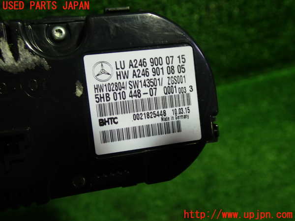 1UPJ-9242356066]ベンツ A180(176042)(W176系)エアコンスイッチ1 中古_2