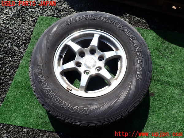 パジェロ(V98W)タイヤ ホイール 1本④ 265/65R17 中古 923712｜純正
